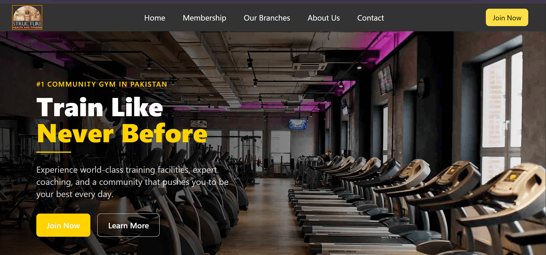 Gym Website